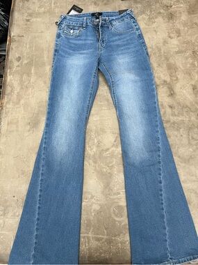 True Religion Women’s Medium Blue Boot Cut Jeans